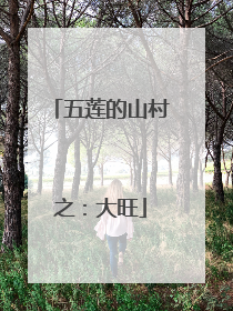 五莲的山村之：大旺